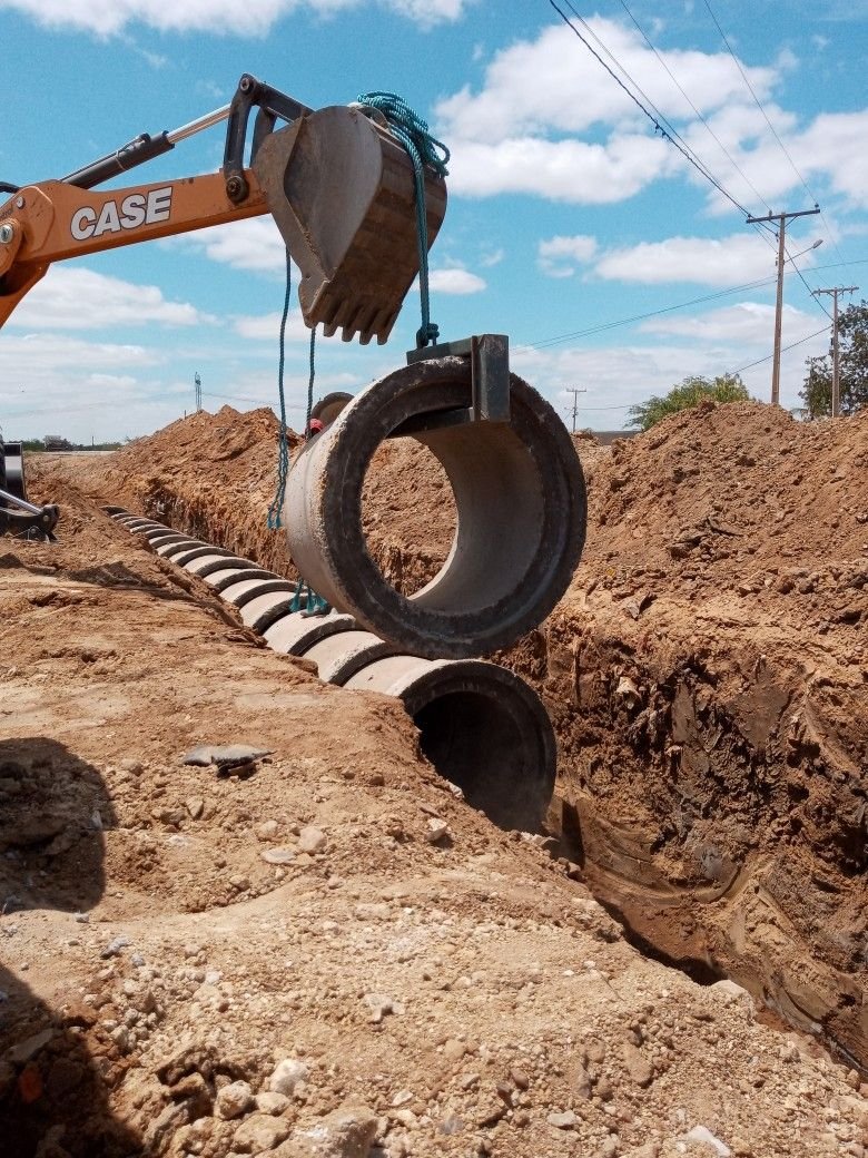 Extension du réseau de drainage